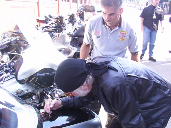 Willie G Signs Sidecar (click to enlarge)